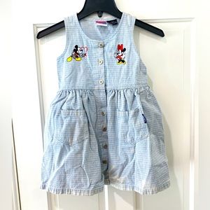 Mickeys Stuff Walt Disney Mickey Mouse Minnie vintage 1980 dress girls